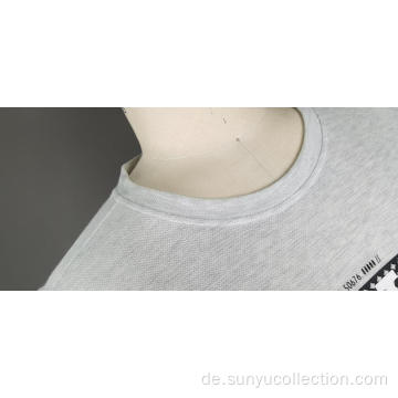 Baumwolle / Polyester Pique Terry Langarm Sweatshirt